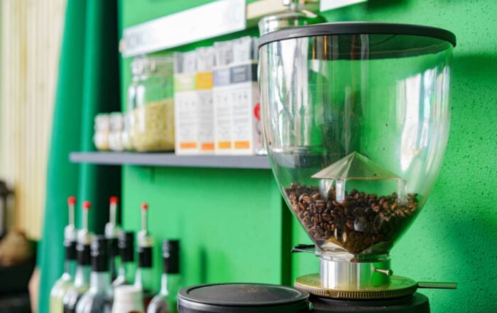 Machine à expresso avec broyeur